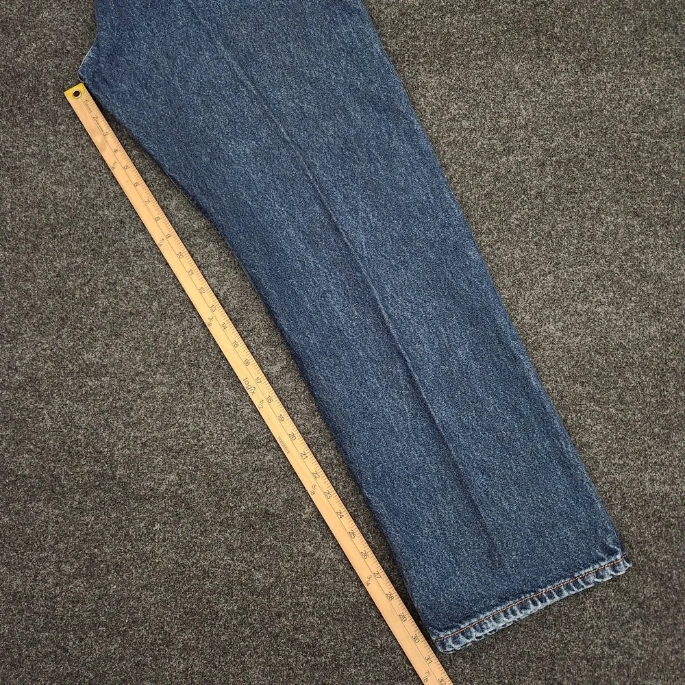 Levis‎ 505 Mens 40x32 Blue Medium Wash Regular Fit Denim Jeans